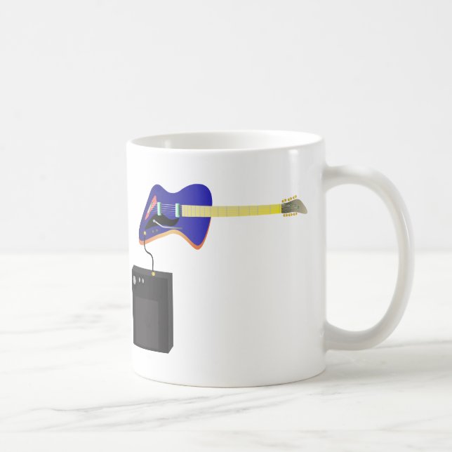 electric guitar coffee mug (Right)