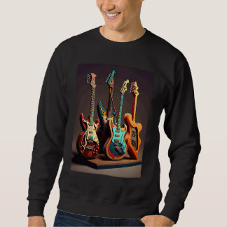 Electric Guitar Collection Cool Electric Guitars F Sweatshirt