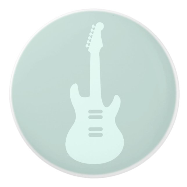 Electric Guitar CUSTOM COLOR Music Art Ceramic Knob (Front)