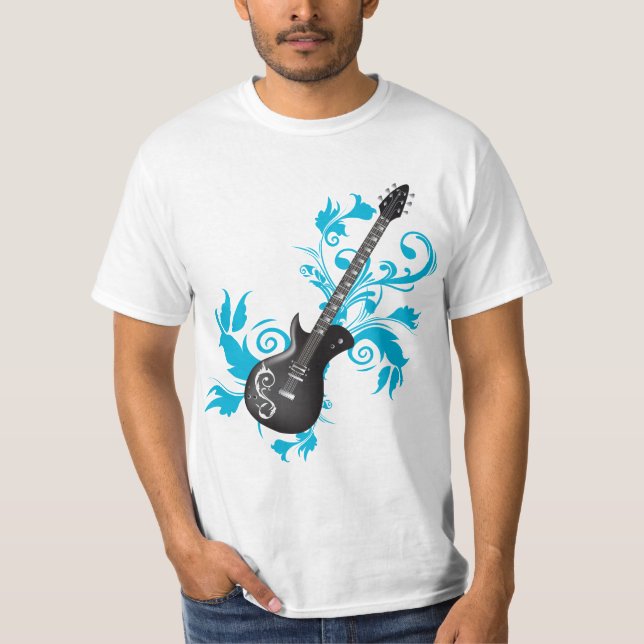 Electric guitar custom products T-Shirt (Front)