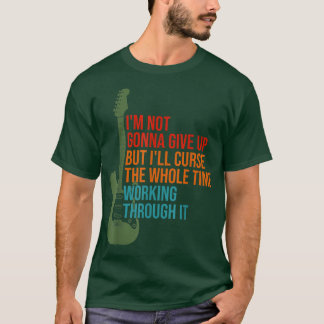 Electric Guitar Design For Music Students For Guit T-Shirt