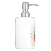 Electric Guitar Design Soap Dispenser & Toothbrush Holder (Right)