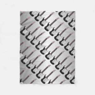 Electric Guitar Fleece Blanket
