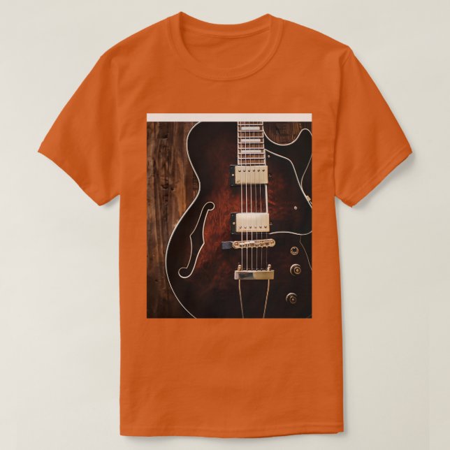 Electric Guitar Graphic T-Shirt (Design Front)