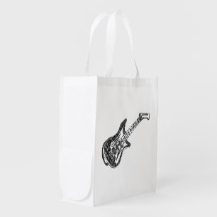 Electric Guitar Grocery Bag