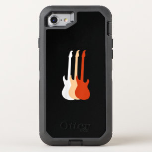 Electric Guitar - Guitar Player Music OtterBox Defender iPhone SE/8/7 Case