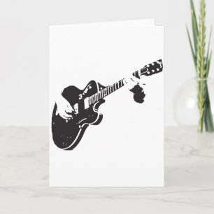 Electric Guitar Holiday Card
