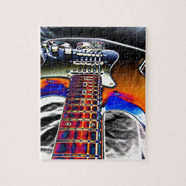 Electric Guitar Jigsaw Puzzle (Vertical)