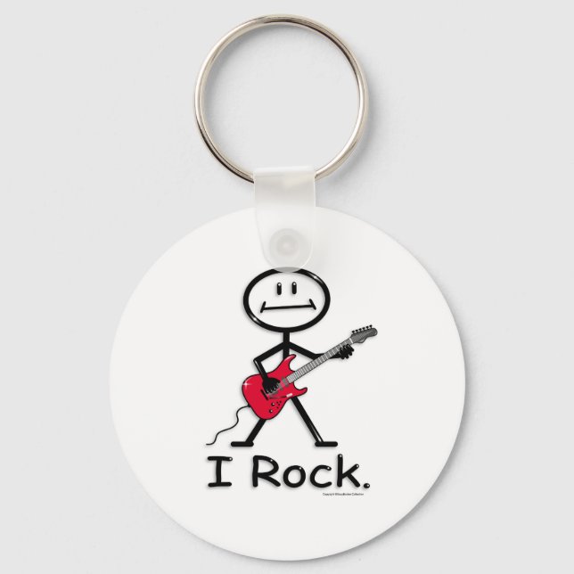 Electric Guitar Keychain (Front)