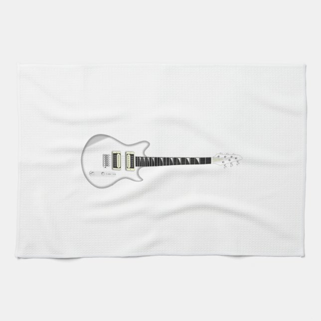 Electric Guitar Kitchen Towel (Horizontal)