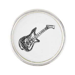 Electric Guitar Lapel Pin