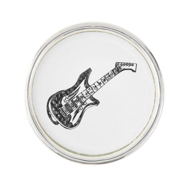 Electric Guitar Lapel Pin (Front)