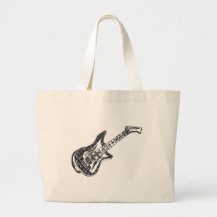 Electric Guitar Large Tote Bag
