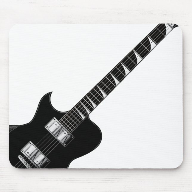 Electric Guitar Mouse Pad (Front)