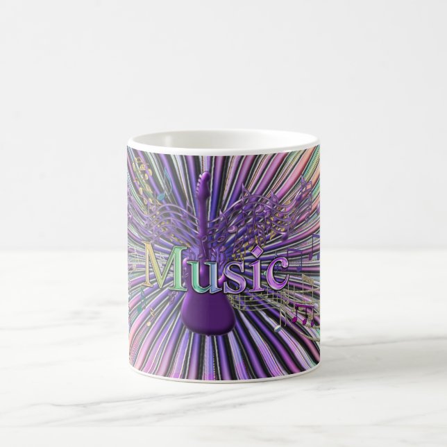 Electric Guitar Music Explosion Mug (Center)