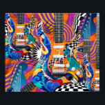Electric Guitar Music Pop Art 60's Jokers Wild Poster<br><div class="desc">Electric Guitar Music Pop Art 60's Jokers Wild by Juleez. 60's pop art retro style original art by Juleez</div>