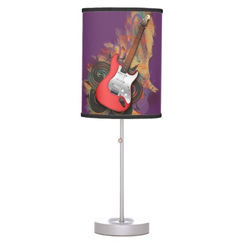 Electric guitar musical Table Lamp