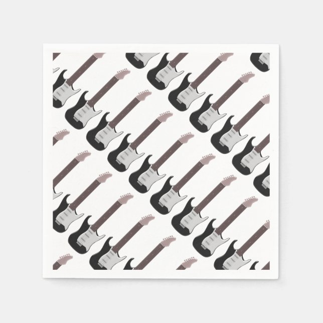 Electric Guitar Napkins (Front)