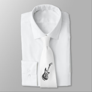 Electric Guitar Neck Tie