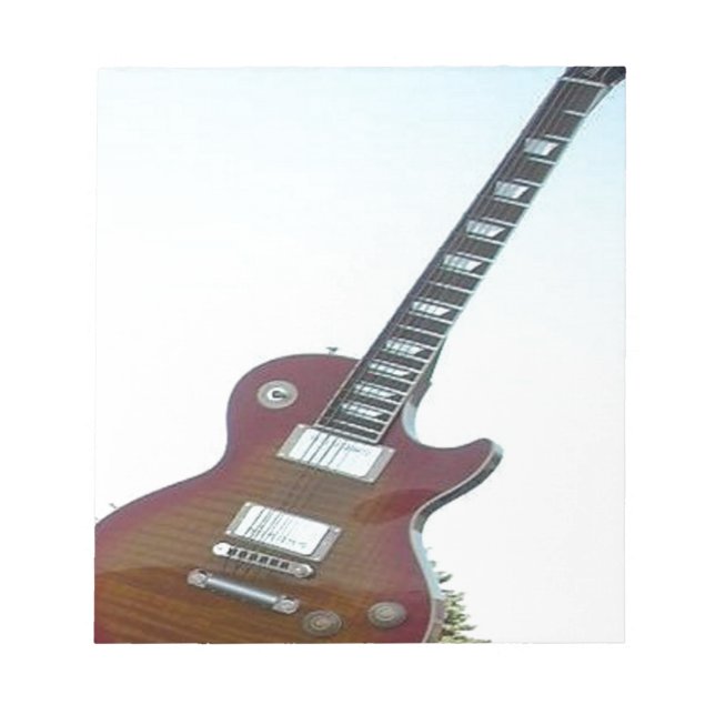 Electric Guitar Notepad (Front)