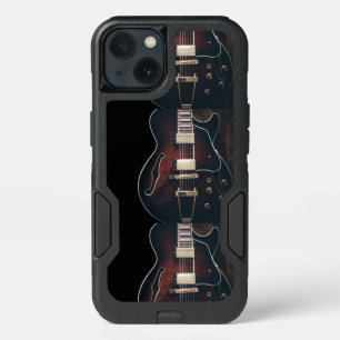 Electric Guitar On Black iPhone 13 Case