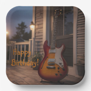 Electric Guitar  Paper Plates