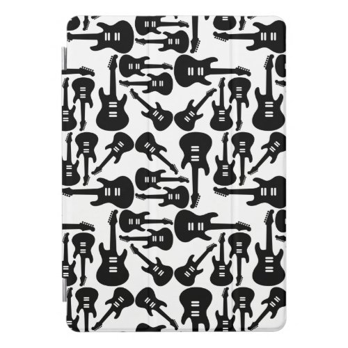 Electric Guitar Pattern Music Themed CUSTOM COLOR iPad Pro Cover