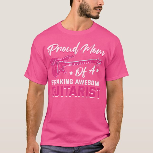 Electric Guitar Player Guitarist Mom Musician Musi T-Shirt (Front)