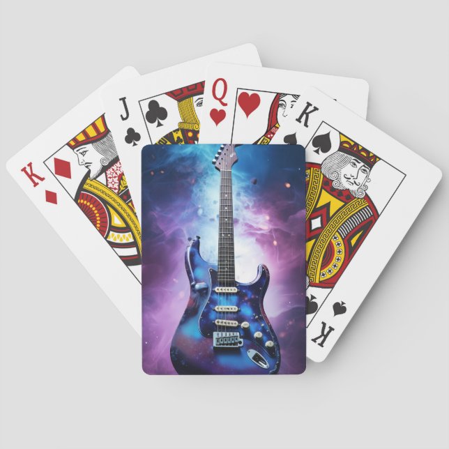 ELECTRIC GUITAR PLAYING CARDS (Back)