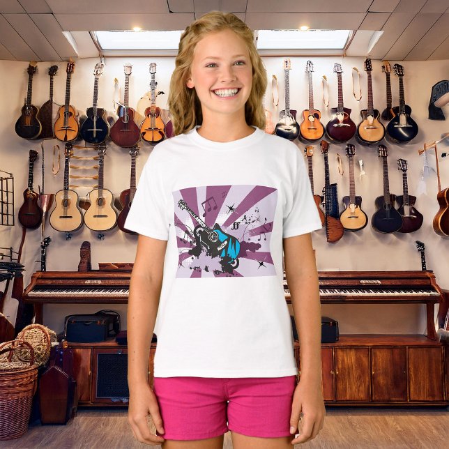 Electric Guitar Pop Art Music Rock Grunge T-Shirt (Creator Uploaded)