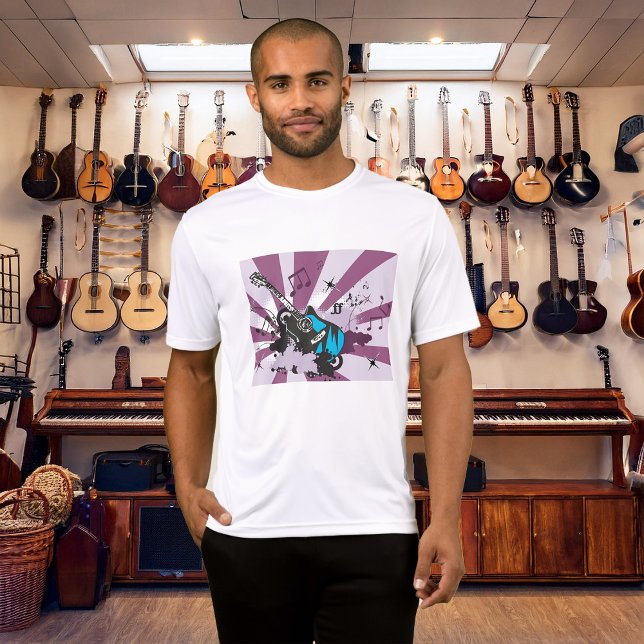 Electric Guitar Pop Art Music Rock Grunge T-Shirt (Creator Uploaded)