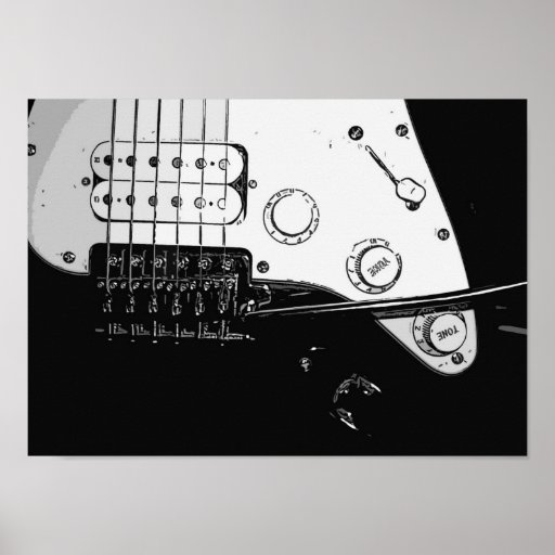 Electric Guitar Poster | Zazzle