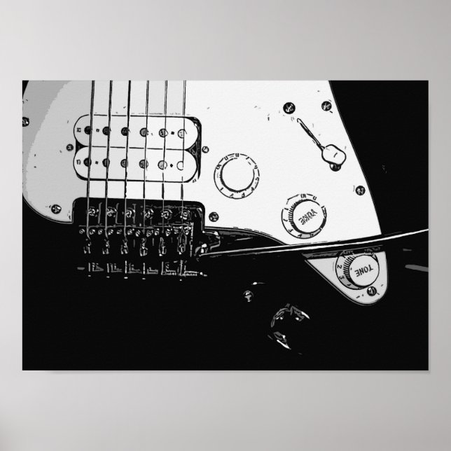 Electric Guitar Poster (Front)