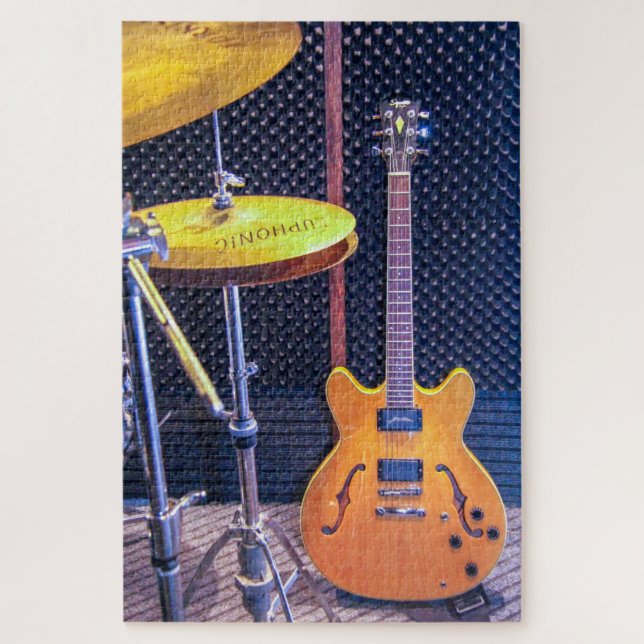 electric guitar puzzle (Vertical)