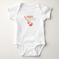 Electric Guitar Rock and Roll Music First Birthday