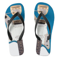 Electric Guitar Rock Band Music Air Beach Party Flip Flops