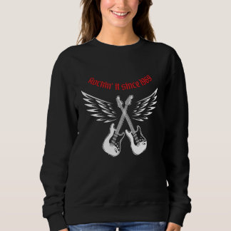 Electric guitar Rock Hard guitarist guitar born in Sweatshirt