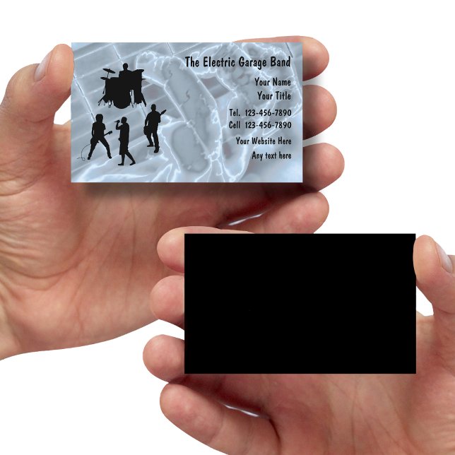 Electric Guitar Rock Music Business Cards (Creator Uploaded)