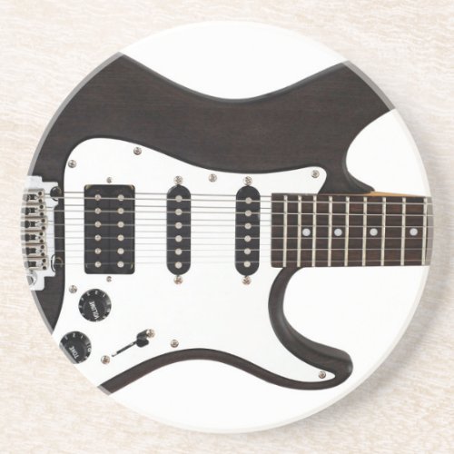 Electric Guitar Sandstone Coaster