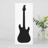 electric guitar silhouette (Standing Front)