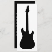 electric guitar silhouette (Front/Back)
