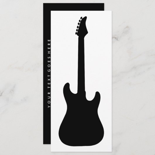 electric guitar silhouette (Front/Back)