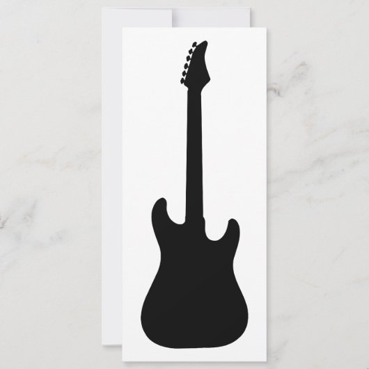 electric guitar silhouette (Front)