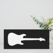 electric guitar silhouette (Standing Front)