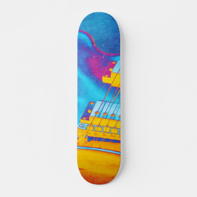 Electric Guitar Skateboard (Front)