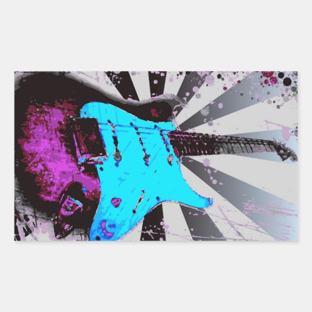 Electric Guitar Stickers (Front)