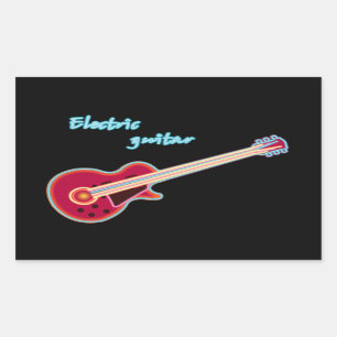 Electric Guitar Stickers