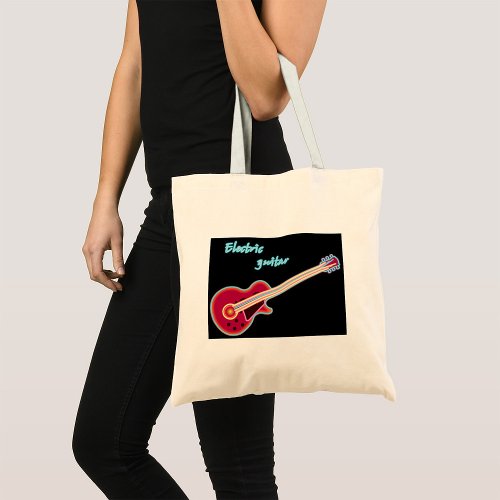 Electric Guitar Tote Bag