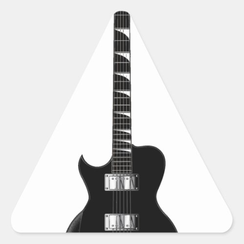 Electric Guitar Triangle Sticker