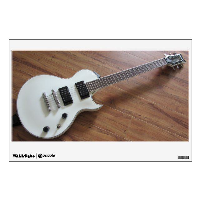 Electric Guitar Wall Decal (Front)